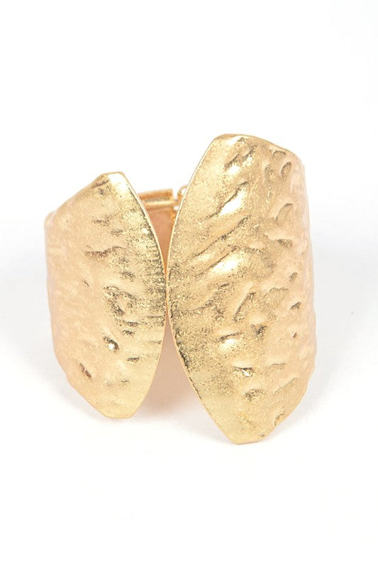 Hammered Statement Bangle